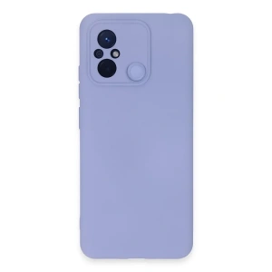USLUCAN ALIŞVERİŞ Xiaomi Redmi 12C Kılıf Nano içi Kadife Silikon - Lila