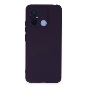 USLUCAN ALIŞVERİŞ Xiaomi Redmi 12C Kılıf Nano içi Kadife Silikon - Mor