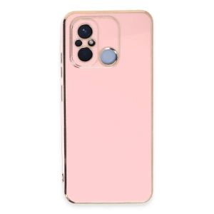 USLUCAN ALIŞVERİŞ Xiaomi Redmi 12C Kılıf Volet Silikon - Pembe
