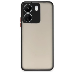USLUCAN ALIŞVERİŞ Xiaomi Redmi 13C Kılıf Montreal Silikon Kapak - Siyah