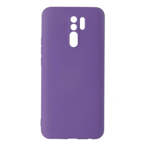 USLUCAN ALIŞVERİŞ Xiaomi Redmi 9 Kılıf Nano içi Kadife Silikon - Mor