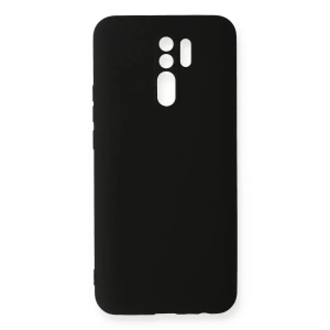 USLUCAN ALIŞVERİŞ Xiaomi Redmi 9 Kılıf Nano içi Kadife Silikon - Siyah