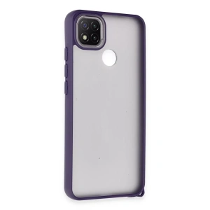 USLUCAN ALIŞVERİŞ Xiaomi Redmi 9C Kılıf Elegant Kapak - Derin Mor