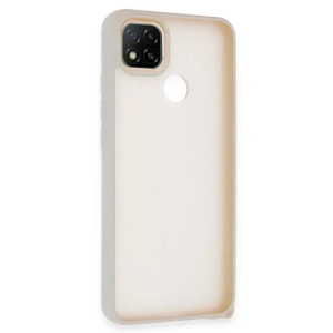 USLUCAN ALIŞVERİŞ Xiaomi Redmi 9C Kılıf Elegant Kapak - Pudra