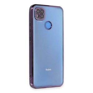 USLUCAN ALIŞVERİŞ Xiaomi Redmi 9C Kılıf Lensli Silikon - Mor