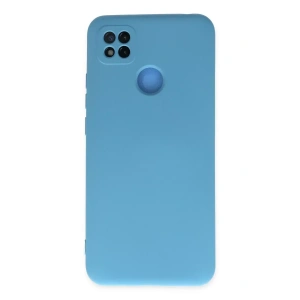 USLUCAN ALIŞVERİŞ Xiaomi Redmi 9C Kılıf Nano içi Kadife Silikon - Mavi