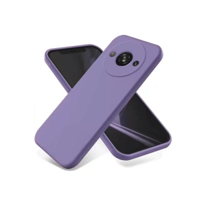 USLUCAN ALIŞVERİŞ Xiaomi Redmi A3 4G Kılıf First Silikon - Lila