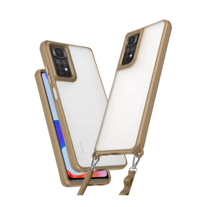 USLUCAN ALIŞVERİŞ Xiaomi Redmi Note 11 Pro Kılıf Penta Silikon Kılıf - Çöl Titanyum