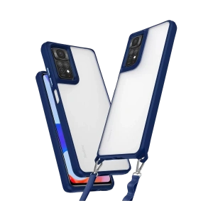 USLUCAN ALIŞVERİŞ Xiaomi Redmi Note 11 Pro Kılıf Penta Silikon Kılıf - Lacivert