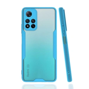 USLUCAN ALIŞVERİŞ Xiaomi Redmi Note 11 Pro Plus 5G Kılıf Platin Silikon - Mavi