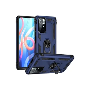 USLUCAN ALIŞVERİŞ Xiaomi Redmi Note 11T Kılıf Sofya Yüzüklü Silikon Kapak - Lacivert