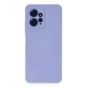 USLUCAN ALIŞVERİŞ Xiaomi Redmi Note 12 4G Kılıf Nano içi Kadife Silikon - Lila