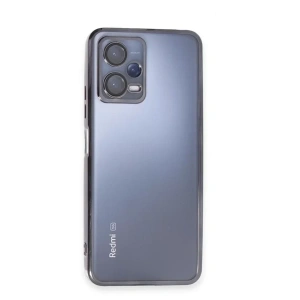 USLUCAN ALIŞVERİŞ Xiaomi Redmi Note 12 5G Kılıf Lensli Silikon - Siyah