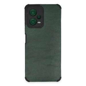 USLUCAN ALIŞVERİŞ Xiaomi Redmi Note 12 5G Kılıf Loop Deri Silikon - Yeşil