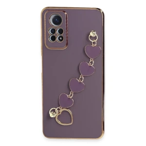 USLUCAN ALIŞVERİŞ Xiaomi Redmi Note 12 Pro 4G Kılıf Esila Silikon - Mor