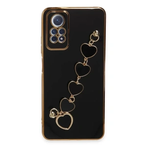 USLUCAN ALIŞVERİŞ Xiaomi Redmi Note 12 Pro 4G Kılıf Esila Silikon - Siyah