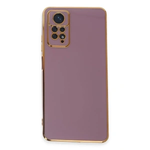 USLUCAN ALIŞVERİŞ Xiaomi Redmi Note 12 Pro 4G Kılıf Volet Silikon - Mor
