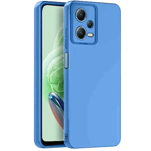 USLUCAN ALIŞVERİŞ Xiaomi Redmi Note 12 Pro 5G Kılıf Nano içi Kadife Silikon - Mavi