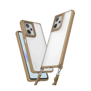USLUCAN ALIŞVERİŞ Xiaomi Redmi Note 12 Pro 5G Kılıf Penta Silikon Kılıf - Çöl Titanyum