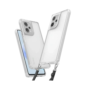 USLUCAN ALIŞVERİŞ Xiaomi Redmi Note 12 Pro 5G Kılıf Penta Silikon Kılıf - Şeffaf