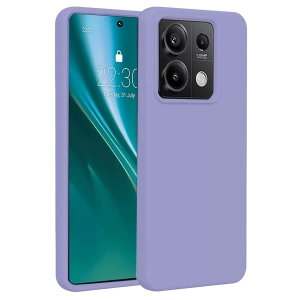 USLUCAN ALIŞVERİŞ Xiaomi Redmi Note 13 4G Kılıf First Silikon - Lila