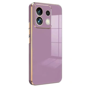 USLUCAN ALIŞVERİŞ Xiaomi Redmi Note 13 5G Kılıf Volet Silikon - Mor