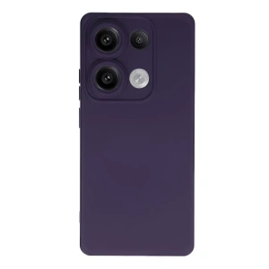 USLUCAN ALIŞVERİŞ Xiaomi Redmi Note 13 Pro 4G Kılıf Nano içi Kadife Silikon - Mor