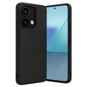 USLUCAN ALIŞVERİŞ Xiaomi Redmi Note 13 Pro 5G Kılıf Aras Deri Kapak - Siyah