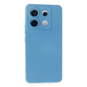 USLUCAN ALIŞVERİŞ Xiaomi Redmi Note 13 Pro 5G Kılıf Nano içi Kadife Silikon - Mavi