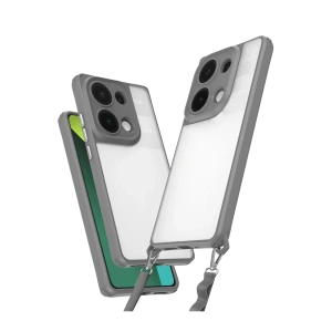 USLUCAN ALIŞVERİŞ Xiaomi Redmi Note 13 Pro 5G Kılıf Penta Silikon Kılıf - Titan Gri