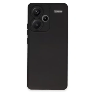 USLUCAN ALIŞVERİŞ Xiaomi Redmi Note 13 Pro Plus Kılıf Nano içi Kadife Silikon - Siyah