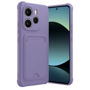 USLUCAN ALIŞVERİŞ Xiaomi Redmi Note 14 4G Kelvin Kartvizitli Silikon - Lila