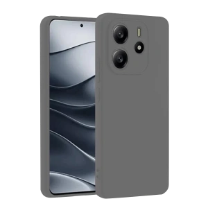 USLUCAN ALIŞVERİŞ Xiaomi Redmi Note 14 4G Kılıf First Silikon - Gri