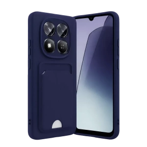 USLUCAN ALIŞVERİŞ Xiaomi Redmi Note 15 4G Kelvin Kartvizitli Silikon - Lacivert