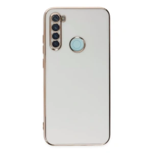 USLUCAN ALIŞVERİŞ Xiaomi Redmi Note 8 Kılıf Volet Silikon - Beyaz