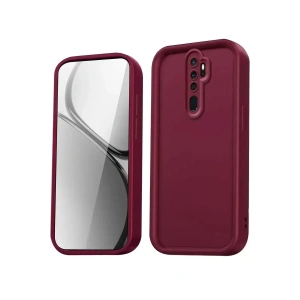 USLUCAN ALIŞVERİŞ Xiaomi Redmi Note 8 Pro Kılıf Viera Silikon - Bordo