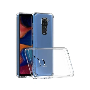 USLUCAN ALIŞVERİŞ Xiaomi Redmi Note 9 Kılıf Lüx Şeffaf Silikon - Şeffaf