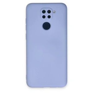 USLUCAN ALIŞVERİŞ Xiaomi Redmi Note 9 Kılıf Nano içi Kadife Silikon - Lila