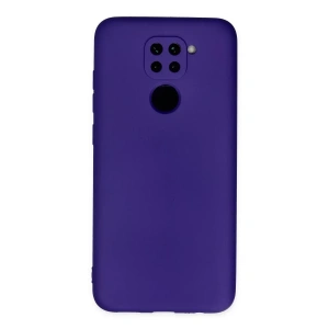 USLUCAN ALIŞVERİŞ Xiaomi Redmi Note 9 Kılıf Nano içi Kadife Silikon - Mor