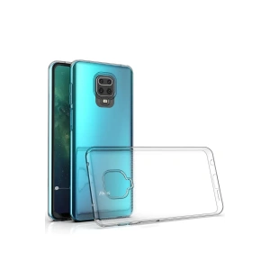 USLUCAN ALIŞVERİŞ Xiaomi Redmi Note 9 Pro Kılıf Lüx Şeffaf Silikon - Şeffaf