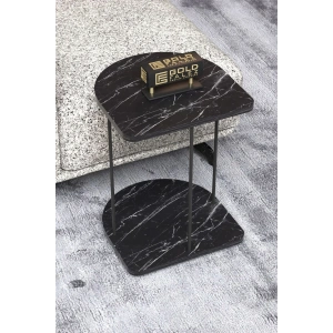 USLUCAN ALIŞVERİŞ Yan Sehpa Tekerlekli Servis Sehpası HND Oval Bendir