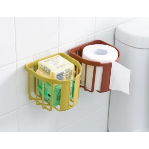 USLUCAN ALIŞVERİŞ Yapışkanlı Çok Fonksiyonlu Banyo Organizeri BEYAZ