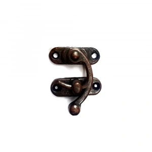 USLUCAN ALIŞVERİŞ Yay Gözü, Ahşap Kutu Klipsi - Küçük 28x33 mm, Antik, 100 Adet