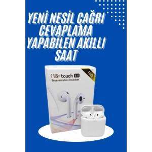 USLUCAN ALIŞVERİŞ Yeni Nesil Çift Mikrofonlu Dokunmatik Kablosuz Bluetooth Kulaklık