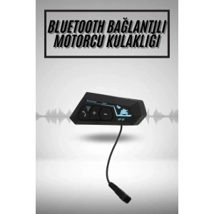 USLUCAN ALIŞVERİŞ Yeni Nesil Dinleme Ve Konuşma Özellikli Intercom Kask Kulaklığı 5.0 Bluetooth