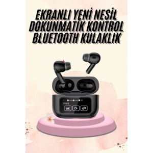 USLUCAN ALIŞVERİŞ Yeni Nesil Pro Ekranlı Bluetooth Kulaklık 5.0 Bluetooth