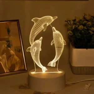 USLUCAN ALIŞVERİŞ Yunus Tasarımlı Gece Lambası