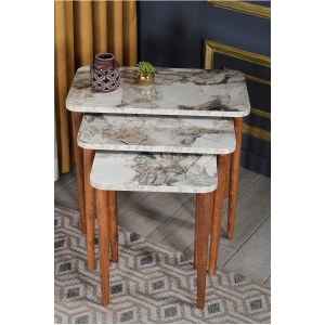 USLUCAN ALIŞVERİŞ Zigon Sehpa Ahşap Torna Ayak Efes Kr 1001