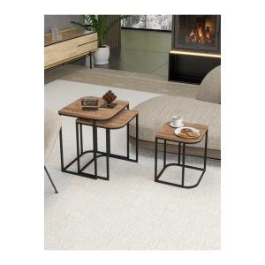 USLUCAN ALIŞVERİŞ Zigon Sehpa Damla Atlantik Çam