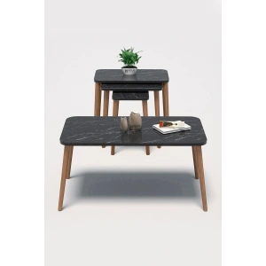 USLUCAN ALIŞVERİŞ Zigon Sehpa Kr Ve Orta Sehpa Kr Torna Set Bendir